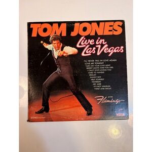 Tom Jones Live In Las Vegas Vinyl Record LP Parrot Records PAS 71031 Stereo